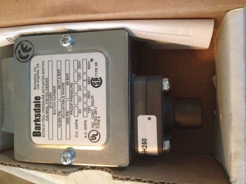NEW Barksdale Econ-O-Trol E1H-H250 Pressure Actuated Switch Industrial