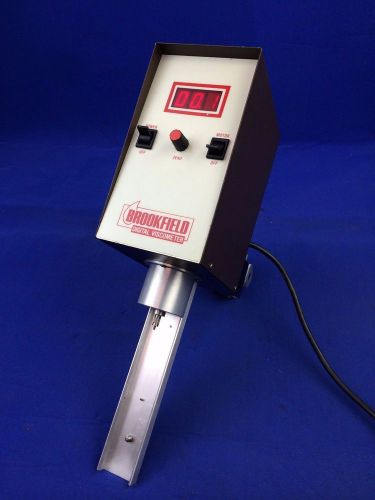 BROOKFIELD RVTD VISCOMETER w/ SC4-46Y LOCATING CHANNEL ASSEMBLY, VS-24Y CLAMP