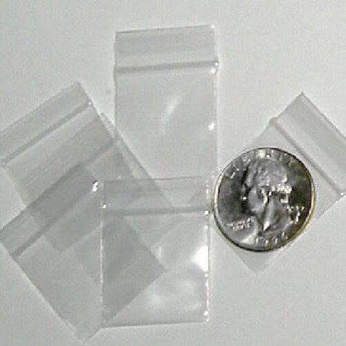 200 clear 1010 baggies 1 x 1 in. small ziplock bags for sale