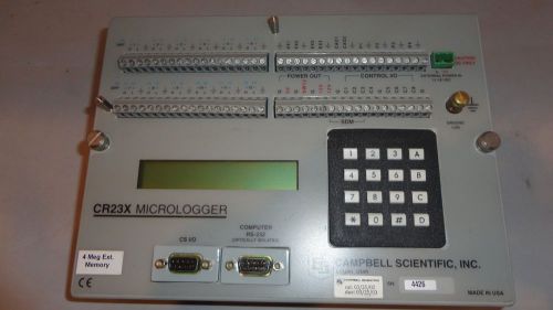 Campbell Scientific CR-23X Micrologger Data Logger Datalogger  CR23X WORKS GREAT