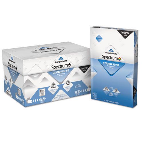 Spectrum Standard 92 Multipurpose Paper, 20lb, 11 x 17, White, 2500 Shts/Ctn