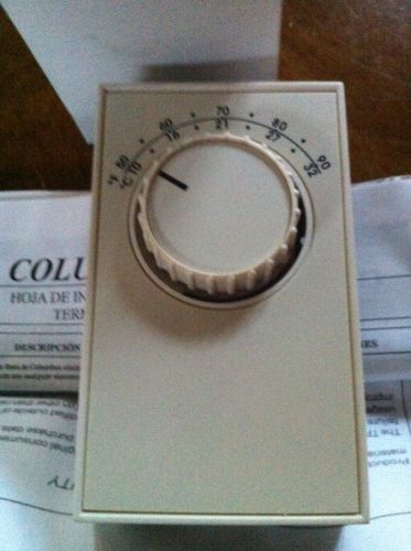 COLUMBUS ELECTRIC ET5SS LINE VOLTAGE HEATING THERMOSTAT 22 AMPS 250V 50-90F NIB
