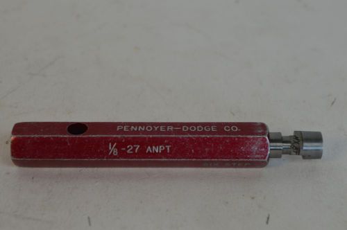 1/8 - 27 anpt six step pennoyer-dodge co. go &amp;   no go thread plug gage for sale