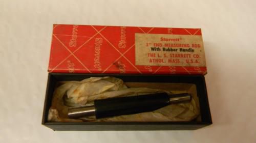 Starrett 3&#034; end measuring rod with rubber handle #234a-3 for sale