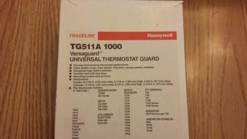 New in box honeywell versaguard universal thermostat guard tg511 a 1000 for sale