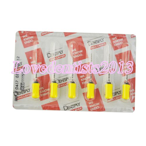 1 pack f5-25mm dental dentsply universal hand use files endo niti protaper files for sale