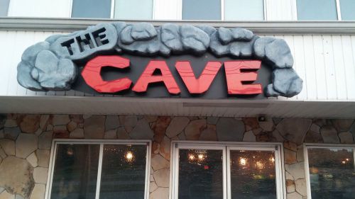 Sign - &#034;The Cave&#034; Business or Man Cave, Lighted 3D Sign