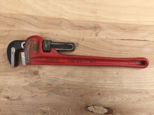 Ridgid heavy duty  18&#034; straight pipe wrench for sale