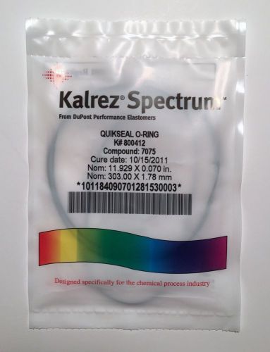 Kalrez Spectrum Quickseal O-Ring K#800412 Compound:7075