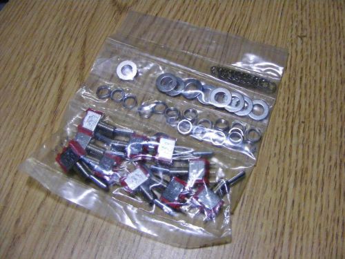 10 NEW C&amp;K 7103 SPDT Center Off Mini Toggle Switches NEW IN ORIGINAL PACKAGING