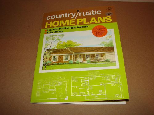 Vintage 1980s Brochure of Home House Plans Country Rustic Energy Efficient Solar