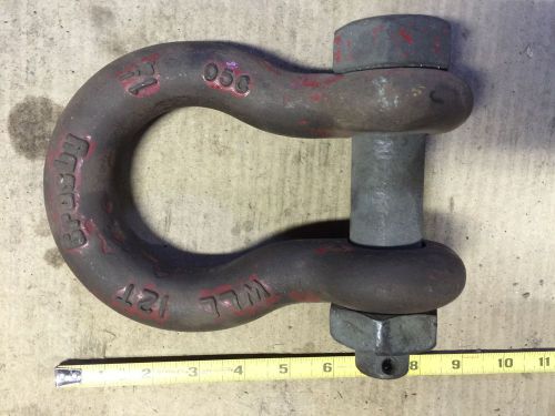 Crosby 05C, 1 1/4&#034;, WLL 12 TON  Screw Pin Anchor Shackle CLEVACE