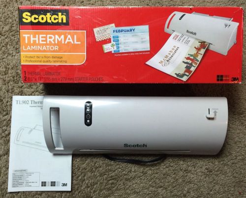 Scotch 3M Thermal Laminator Up To 9 Inches Wide In Original Box &#034;NO SHEETS&#034;