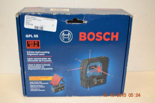 BOSCH 5-POINT SELF-LEVELING ALIGNMENT LASER ITEM#315104