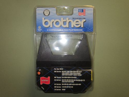 New ! genuine brother  two correctable 7020 film ribbons  7220 for sale