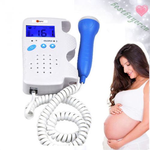 2015 new lcd display fetal doppler baby heart monitor 3mhz with speaker  ce good for sale