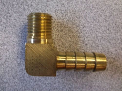 New 6AFH4 Hose Barb 3/8 In Barb 1/4 In MNPT Brass 10PK (H1A)