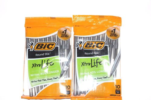 2 NEW PACK OF OF BIC PENS 10 PEN PER PACK TOTAL 20 PENS 070330201231