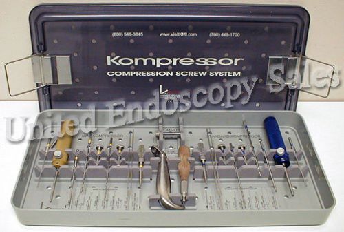 KINETIKOS MEDICAL INC - Kompressor Orthopedic Compression Screw System Set