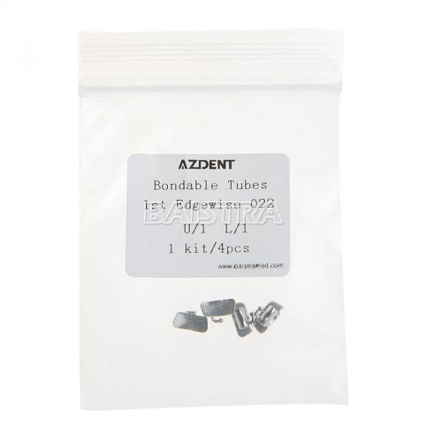 50 packs dental bondable tubes azdent non-convertible edgewise 022 1st molar for sale