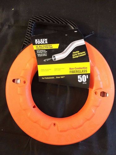 Klein tools 50 ft. non-conductive fiberglass fish tape (model # 56022) *new* for sale