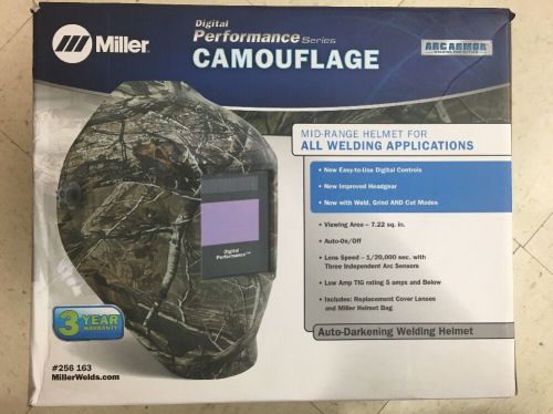 Miller digital performance series camouflage welding helmet for sale