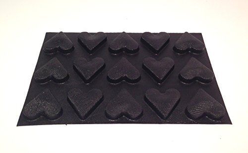 Sasa Demarle FP 03001 Heart Molds Flexipan  15 Cavities  26&#034; Length  18&#034; Width