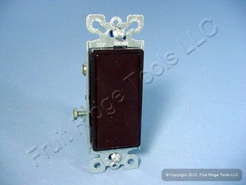 New eagle electric brown decorator rocker wall light switch 3-way 15a 6503b for sale
