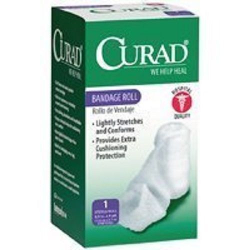 Curad Gauze Bandage Roll, Size 4.5&#034; x 4 yds, 100% Cotton Bandage, 24/Case