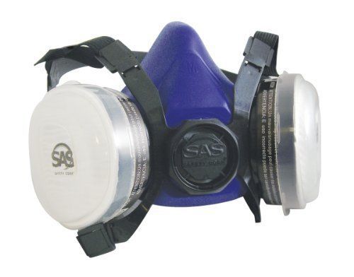 SAS Safety 8661-93 Bandit Half Mask Respirator, Large