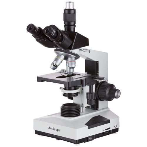 40X-2000X Lab Clinic Vet Trinocular Microscope with Plan Achromatic Objectives