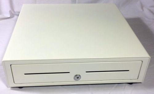 White APG Vasario VB554A-AW1616 Painted Front USBPro II Interface Cash Drawer