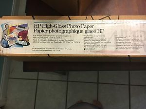 HP C3882A 24&#034; X 100ft High Gloss Photo Plotter Paper Roll White