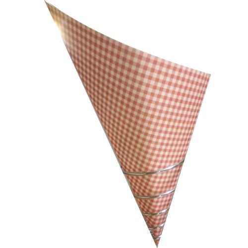 Conetek picnic print food cone 10 inches 100 count box for sale