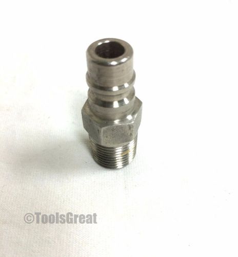 Simpson stainless steel pressure washer male quick connect plug 3/8&#034; for sale