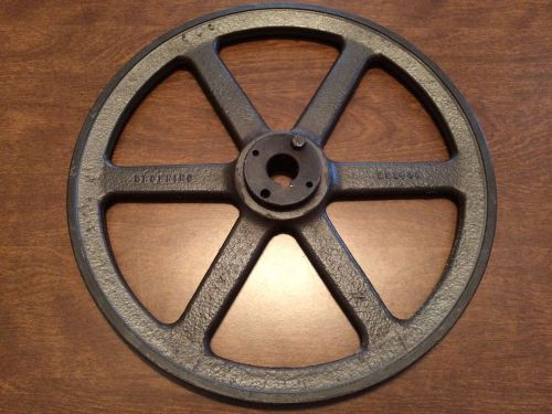 Vintage Browning V Belt Flywheel 13 3/4&#034; BK14OH Industrial Steampunk