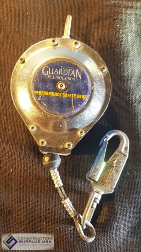 Guardian 10910gal srl self retracting lifeline sttel galvanized 20&#039; cable 3/16&#034; for sale