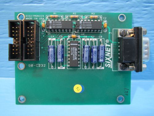 Sixnet 60-C232 PLC CB401B CB401 60C232 Digitronics Six Net Module Circuit Board