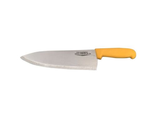 10” Yellow Chef Knife - Cook French Stainless Food Service Knives New Very Sharp