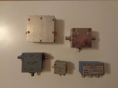 RF/ Microwave Components Lot Microwave Associates MA Comm, Mini-Circuits Lab...
