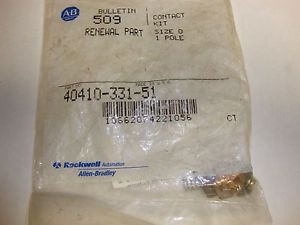 NEW ALLEN-BRADLEY 40410-331-51 SIZE 0 1-POLE CONTACT KIT