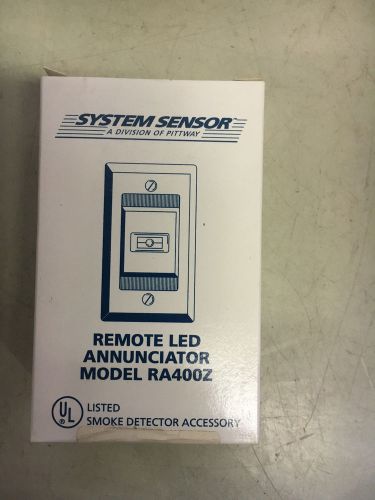 SYSTEM SENSOR RA400Z NEW IN BOX LED ANNUNCIATOR SEE PICS #A45