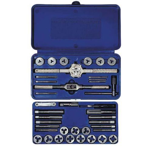 Irwin hanson 39 pc tap &amp; die set #4 thru 1/2&#034; for sale