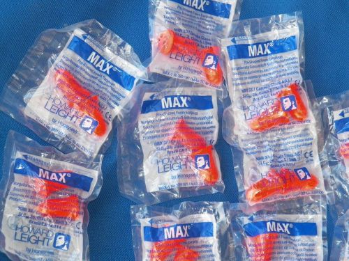 3 pair howard leigh ear plugs, max safety protection, sleeping, target shooting for sale