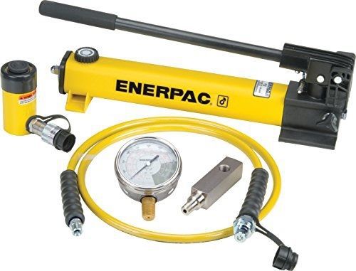 Enerpac scr-102h single acting cylinder pump set rc-102 cylinder with p-392 hand for sale