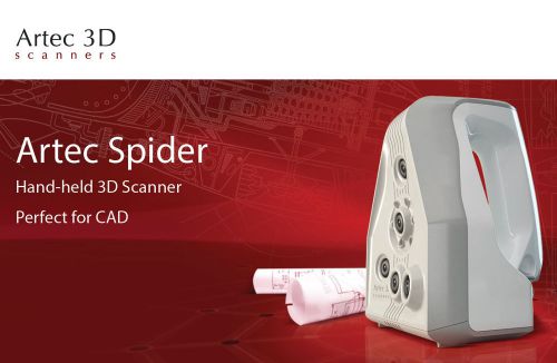 Artec spider  blue light 3d scanner - new - artec 3d re-seller - 3d print/ scan for sale