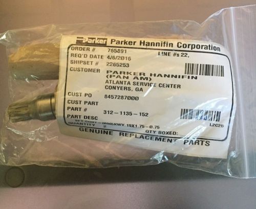 312-1135-152 BRAND NEW OEM PARKER SHAFT P30/31 CONTINENTAL #12  Part# 3121135152