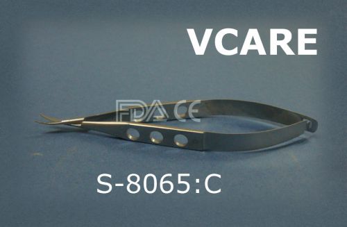 Corneal Scissors Curved  Micro  FDA &amp; CE