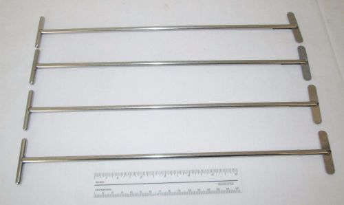 4 weisenbach 13 1/2&#034; stainless steel sterile instruments forceps holders for sale