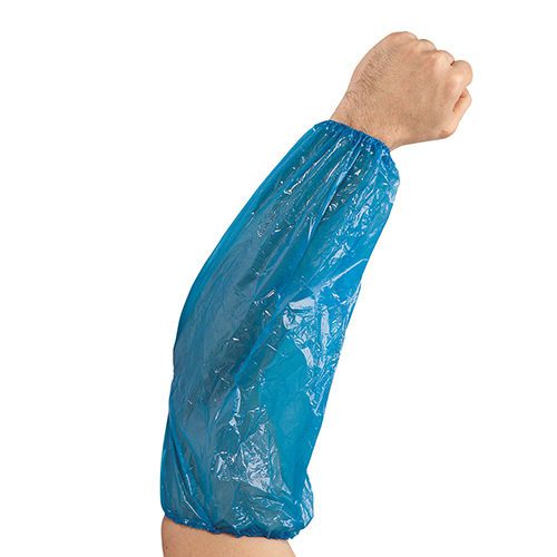 Royal 16&#034; Blue Lightweight Poly Arm Guards, Pack of 500 Pairs, RPAG-500BS
